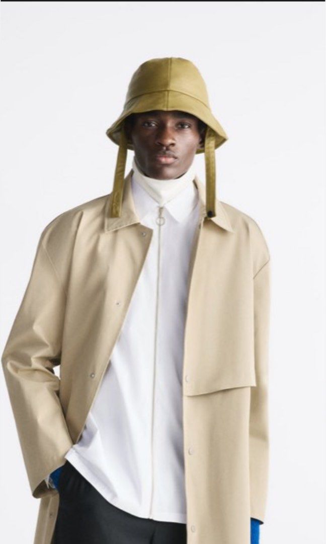 Zara Limited Edition leather bucket hat Men s Fashion Watches