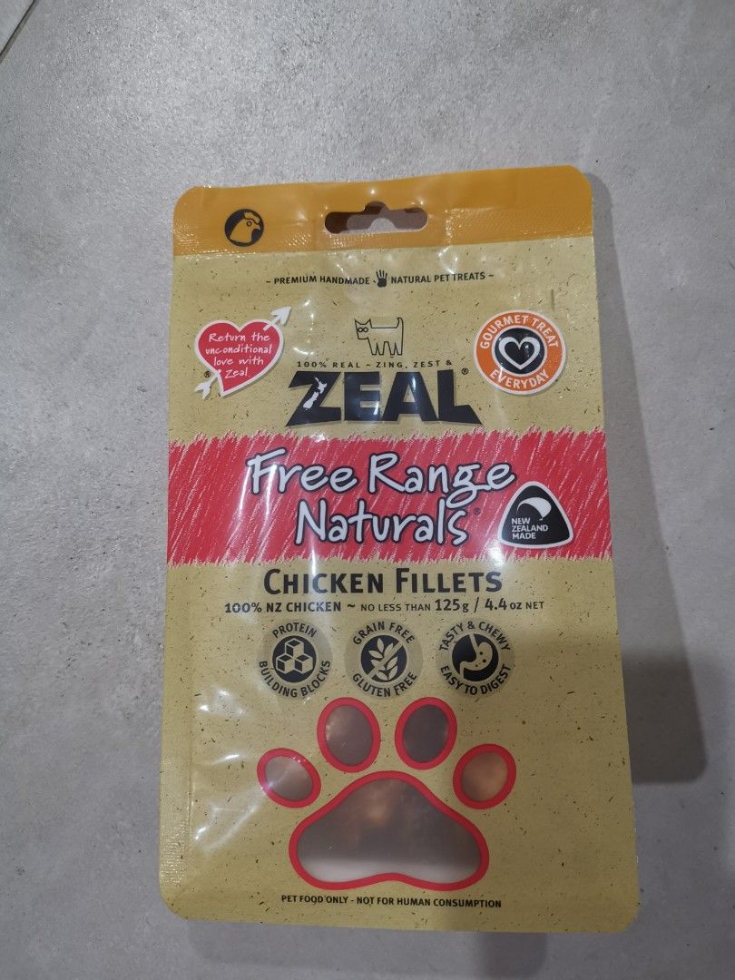 Zeal Chicken Fillets, Pet Supplies, Pet Food on Carousell