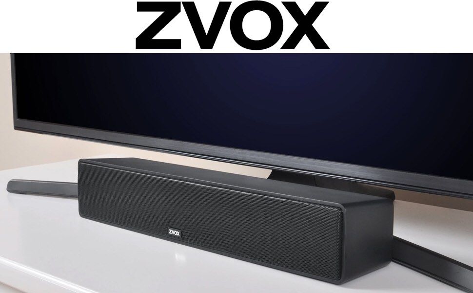 ZVOX Dialogue Clarifying Sound Bar with Patented Hearing