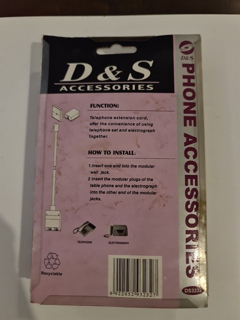 10 Meter Telephone Extension Cord (Category: Cables & Adaptors) located in Makati City. Submitted by harvesting_game (Listing ID 1226198868, Image 2). Description: 10 meters of extra telephone extension cord for your phones or electronics. with capacity for 2 phone lines...