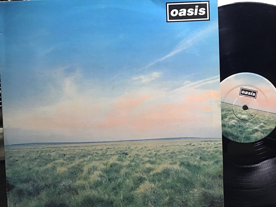 oasis whatever 12inch damont 刻印入 Oasis Whatever + Print UK 12