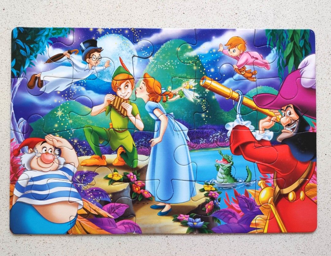 2x20 Clementoni Jigsaw Puzzle Disney Jungle Book Peter Pan Children Kid ...