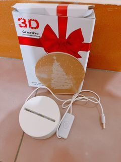 3D Creative 聖誕樹燈板 氣氛燈