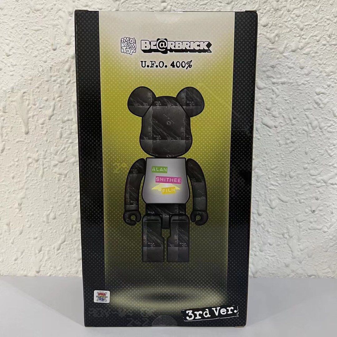 未開封Bearbrick BE@RBRICK 400% UFO 3rd 全新現貨, 興趣及遊戲, 玩具