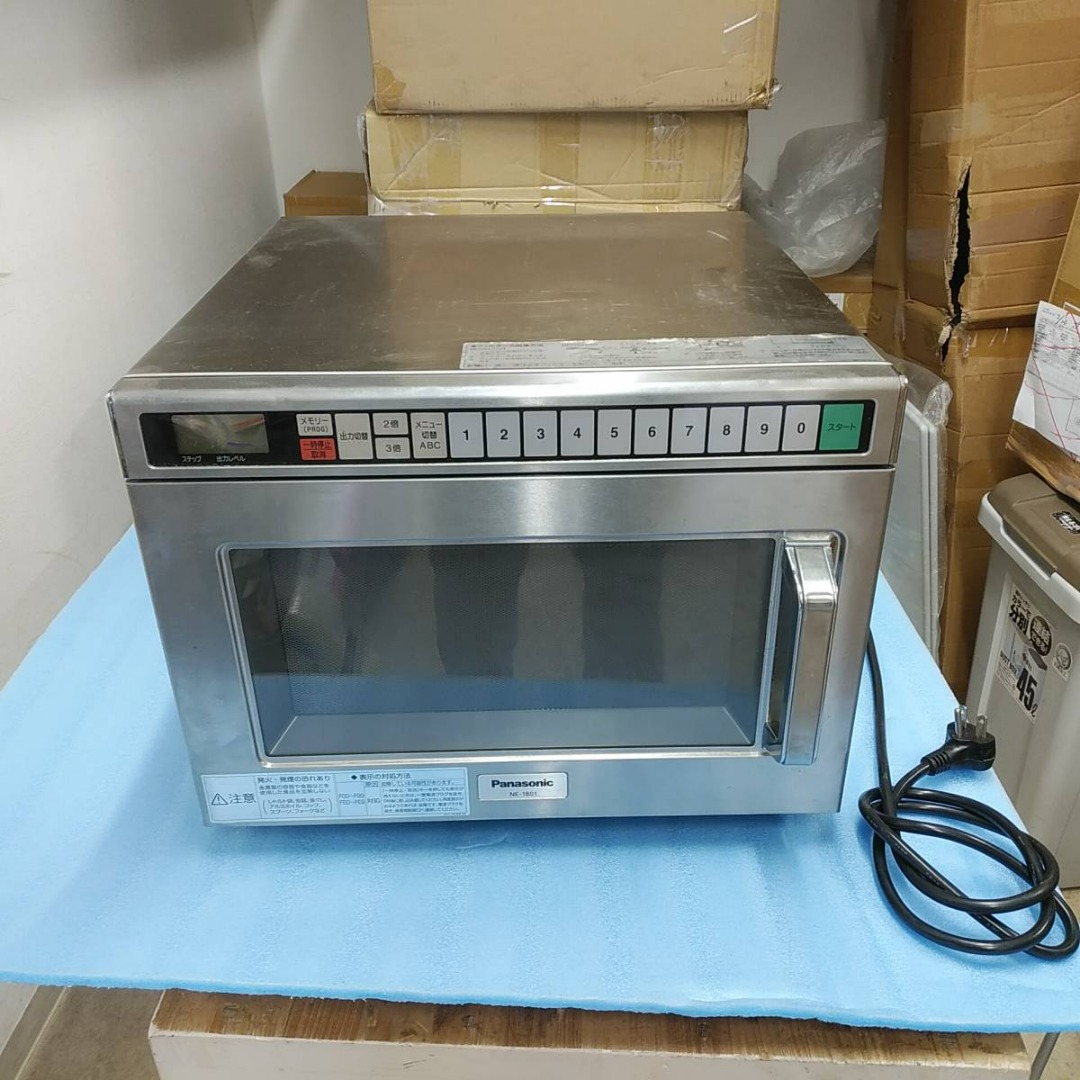 二手貨/松下panasonic NE-1801 商務用微波爐標準型, 家庭電器, 廚房