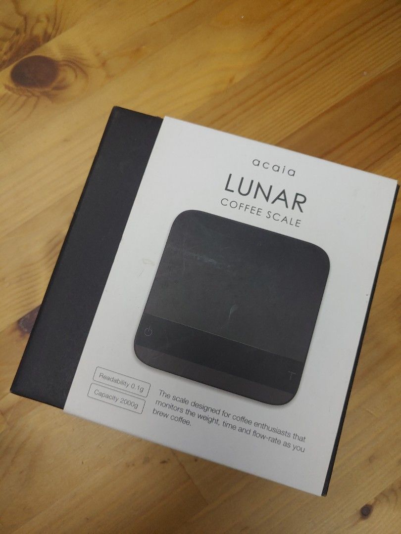 二手Acaia lunar coffee scale, 家庭電器, 廚房電器, 咖啡機及咖啡壺