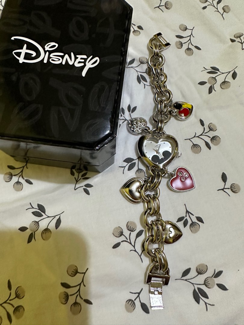 Mickey mouse charm bracelet watch online