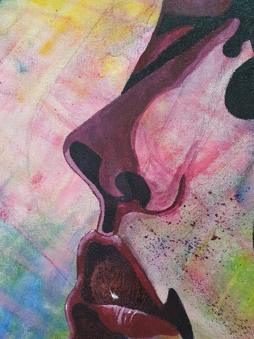 Acrylic Painting on Canvas, Furniture & Home Living, Home Decor, Frames