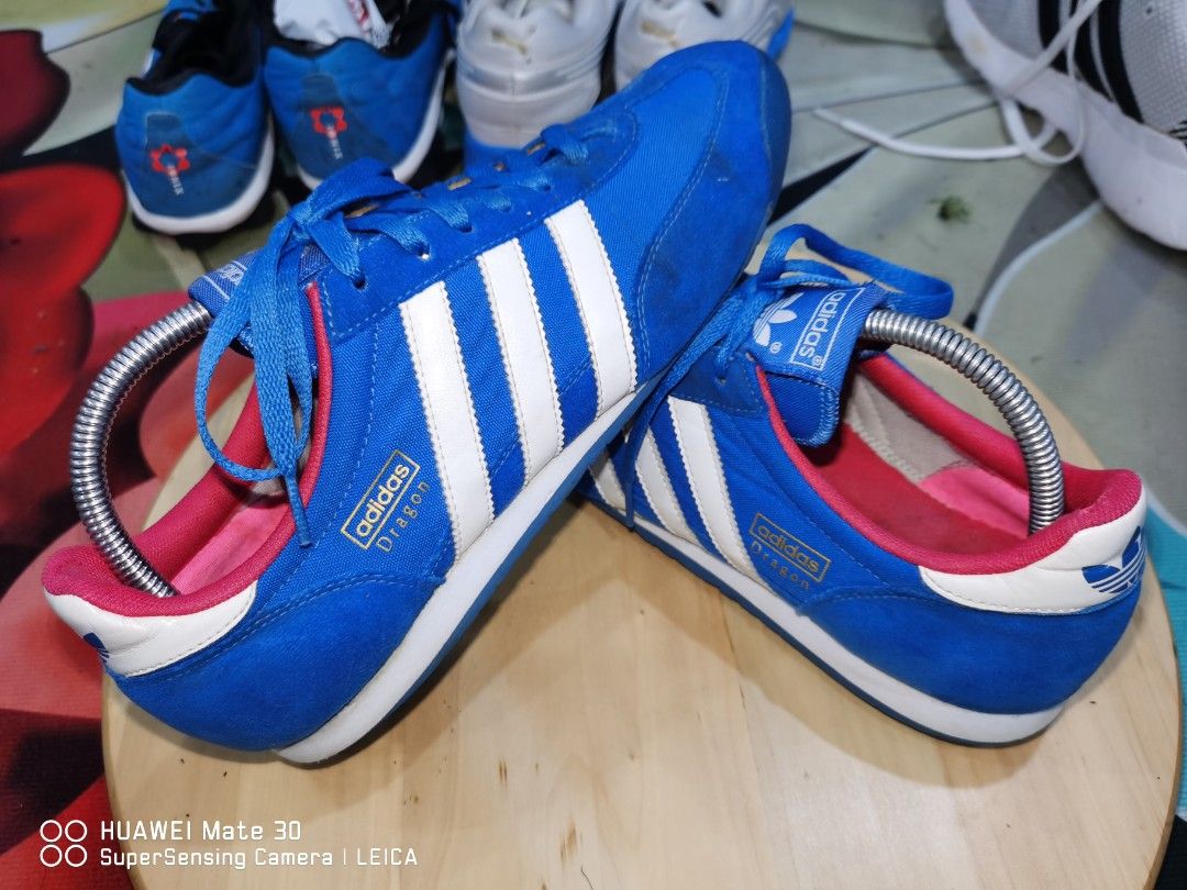 Adidas Dragon Blue Running Shoes 8.5UK Men s Fashion Footwear