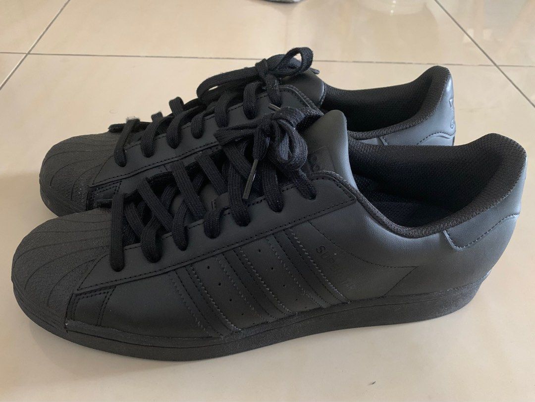 Superstar shoes clearance black sale