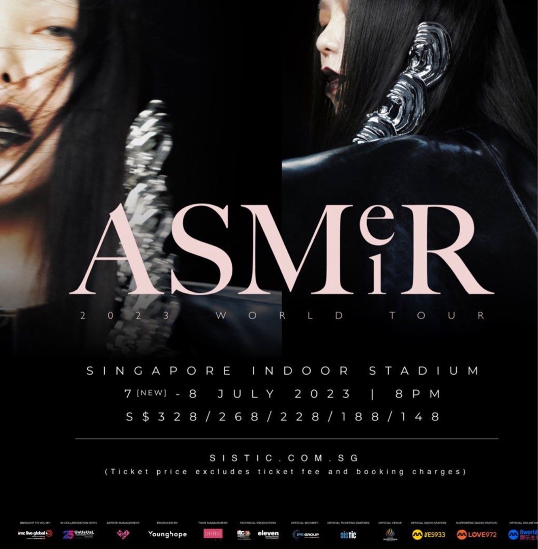 Ah Mei ASMeiR 2023 World Tour Singapore, Tickets & Vouchers, Event