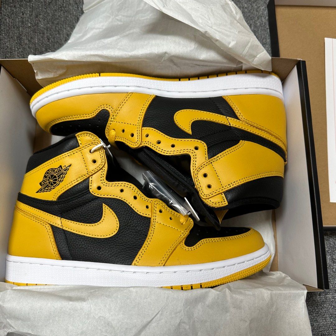 Air Jordan 1 Nike Aj1 Pollen Pikachu yellow black Carousell