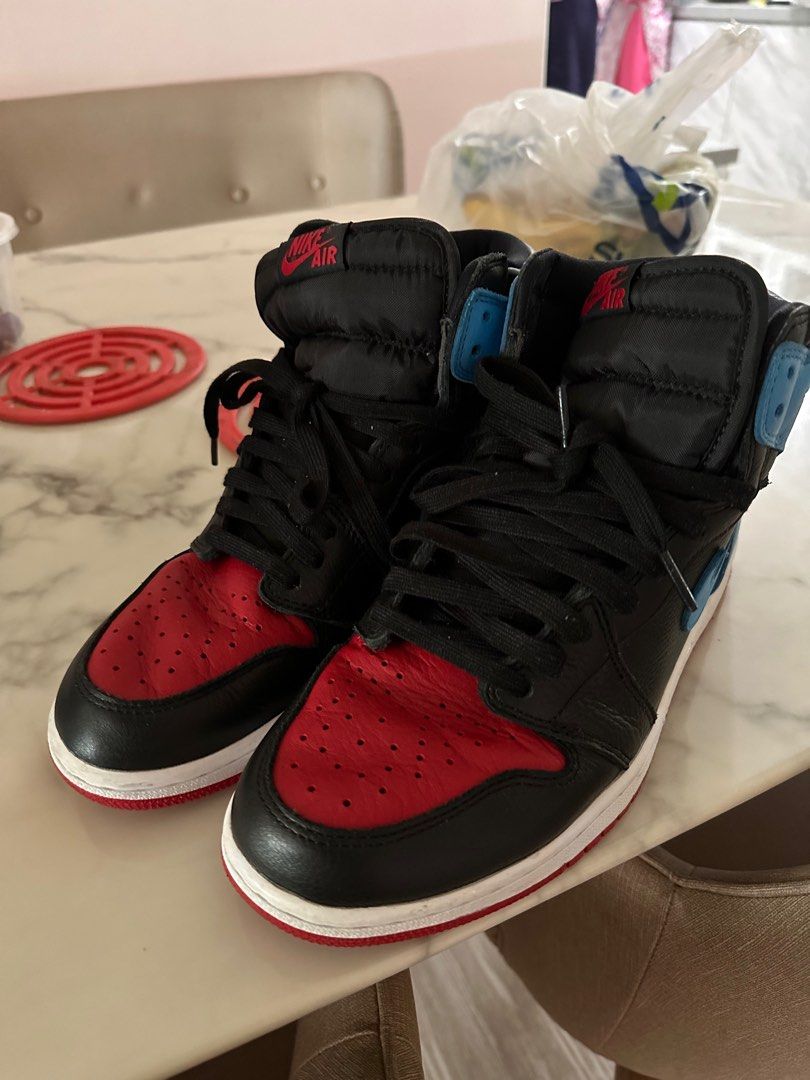 Air jordan 1 clearance powder blue gym red