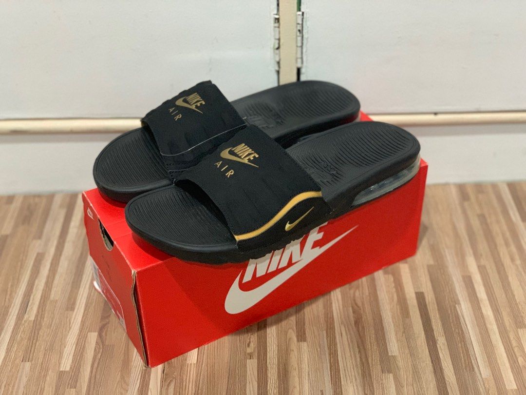 nike air max camden slide on feet