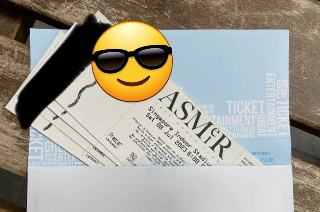 ASMEIR Amei Concert 2023 Singapore Cat1 x 2 seats together, Tickets