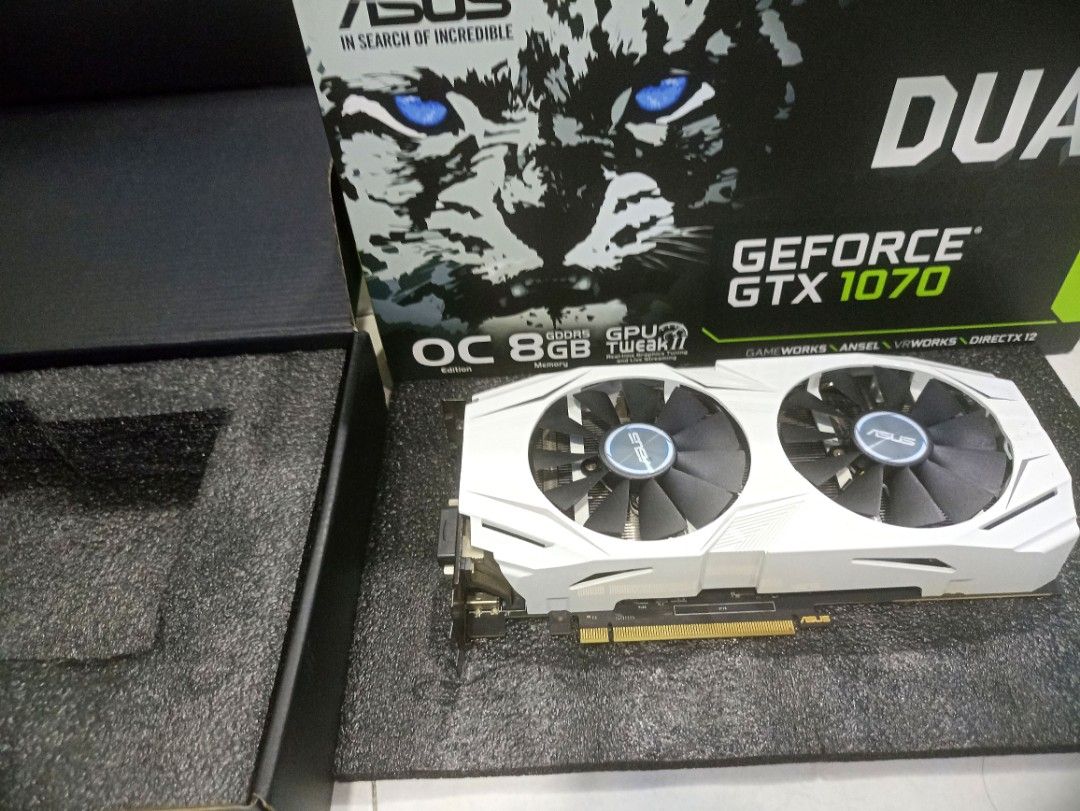 Asus Dual OC GTX 1070 8GB Computers Tech Desktops on Carousell