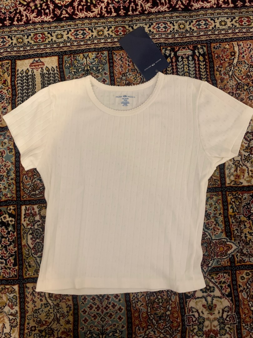 AUTHENTIC brandy melville pointelle top, Women's Fashion, Tops, Other ...