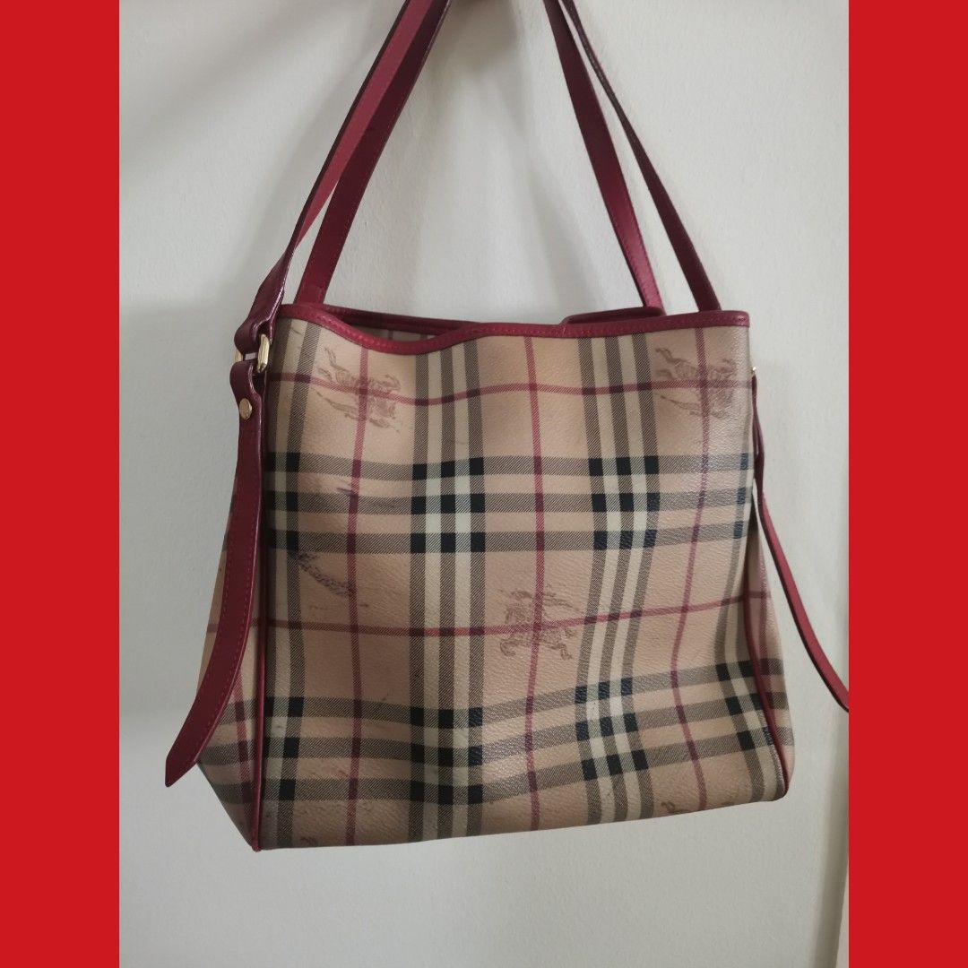 Authentic Burberry tote bag, Luxury, Bags & Wallets on Carousell