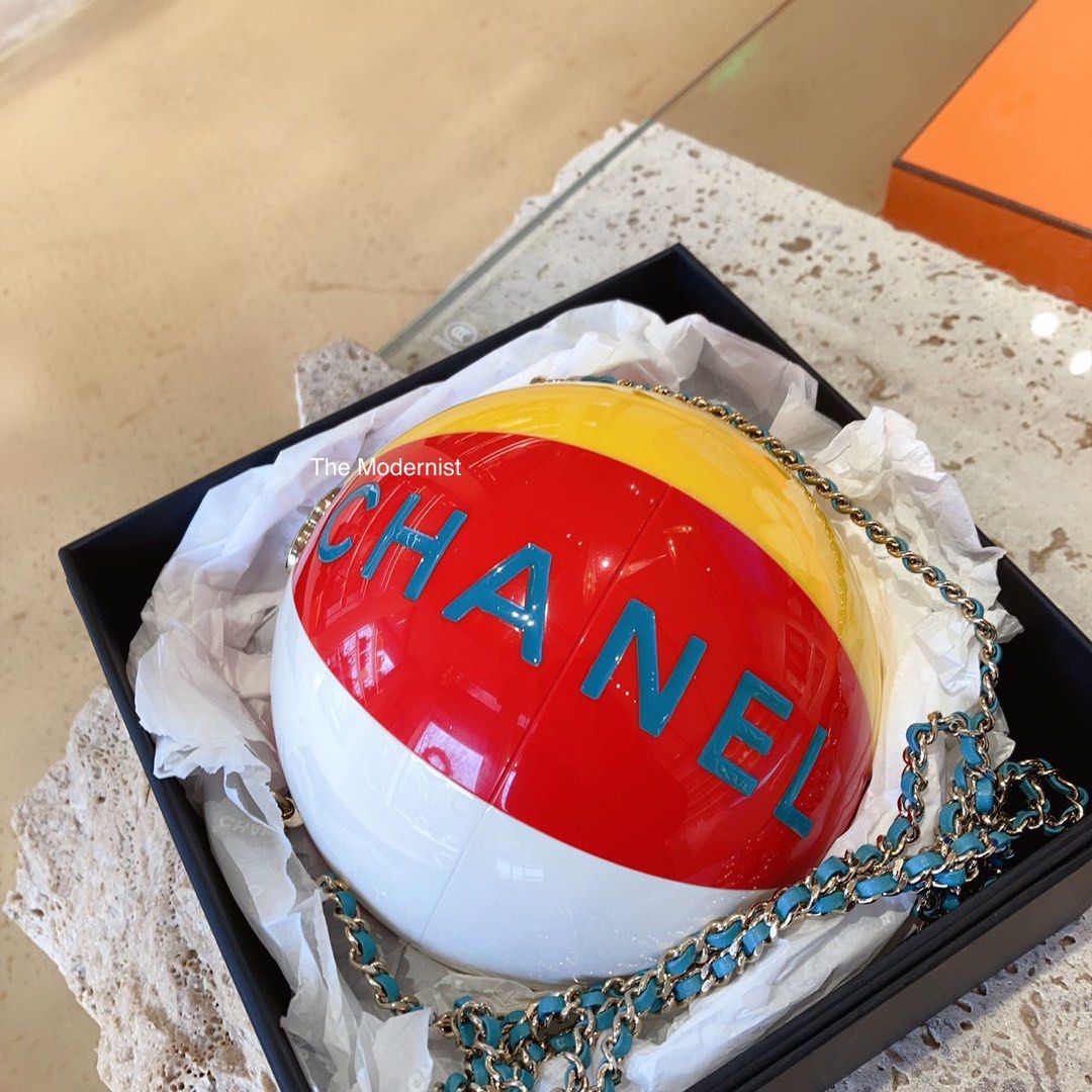 Authentic Chanel Collector s Piece 2019 Beach Ball Minaudi re