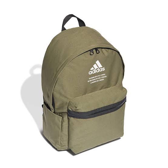 AUTHENTIC NEW LARGE Adidas army green backpack sports bag Men s Fashion Bags Backpacks on Carousell