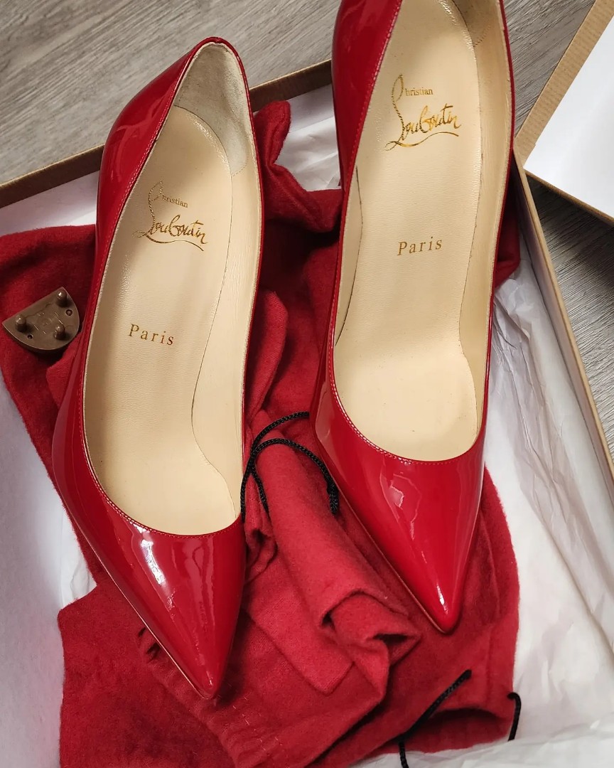 AUTHENTIC LOUBOTIN, Women's Fashion, Footwear, Heels on Carousell