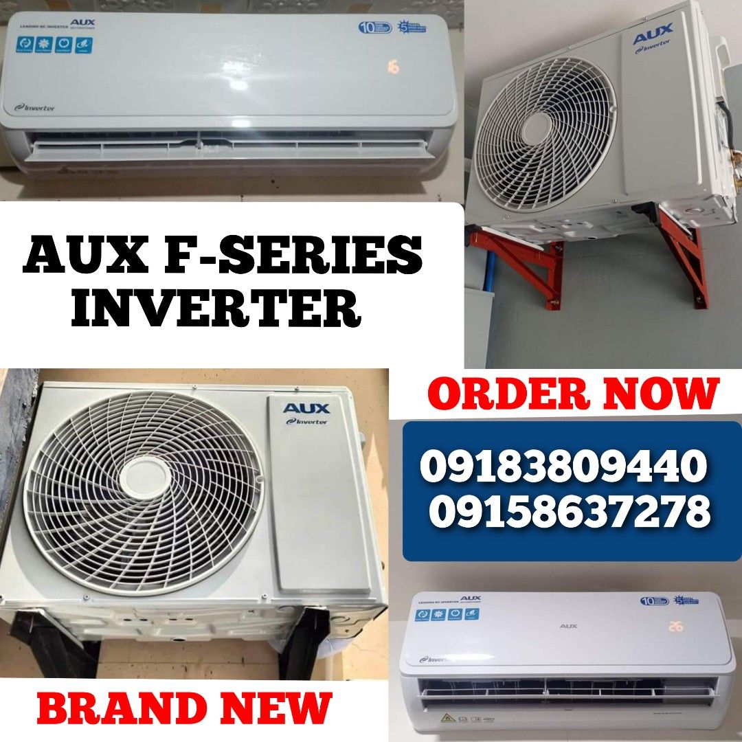 AUX FSERIES INVERTER SPLIT TYPE AIRCON, TV & Home Appliances, Air