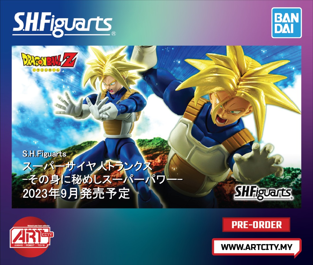 Bandai S.H.Figuarts - SHF Super Saiyan Trunks - Infinite Latent Super ...