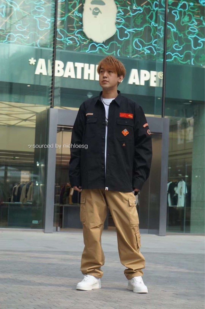 BAPE RELAXED FIT BOYSCOUT SHIRT