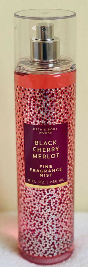 BATH & BODY WORKS FINE FRAGRANCE BODY SPLASH MIST SPRAY - BLACK CHERRY ...