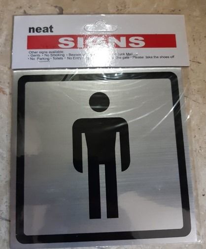 Bathroom Signage Male / Female / PWD Wheelchair Comfort Room Sign