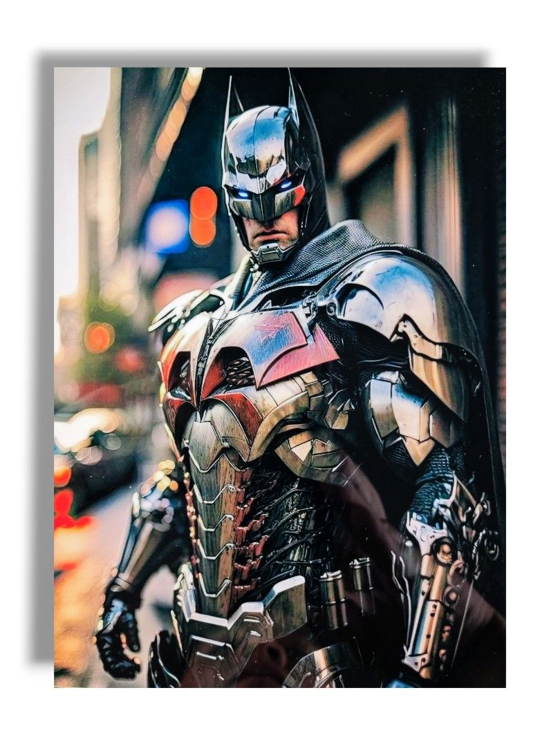 Batman Metal Poster, Hobbies & Toys, Toys & Games on Carousell