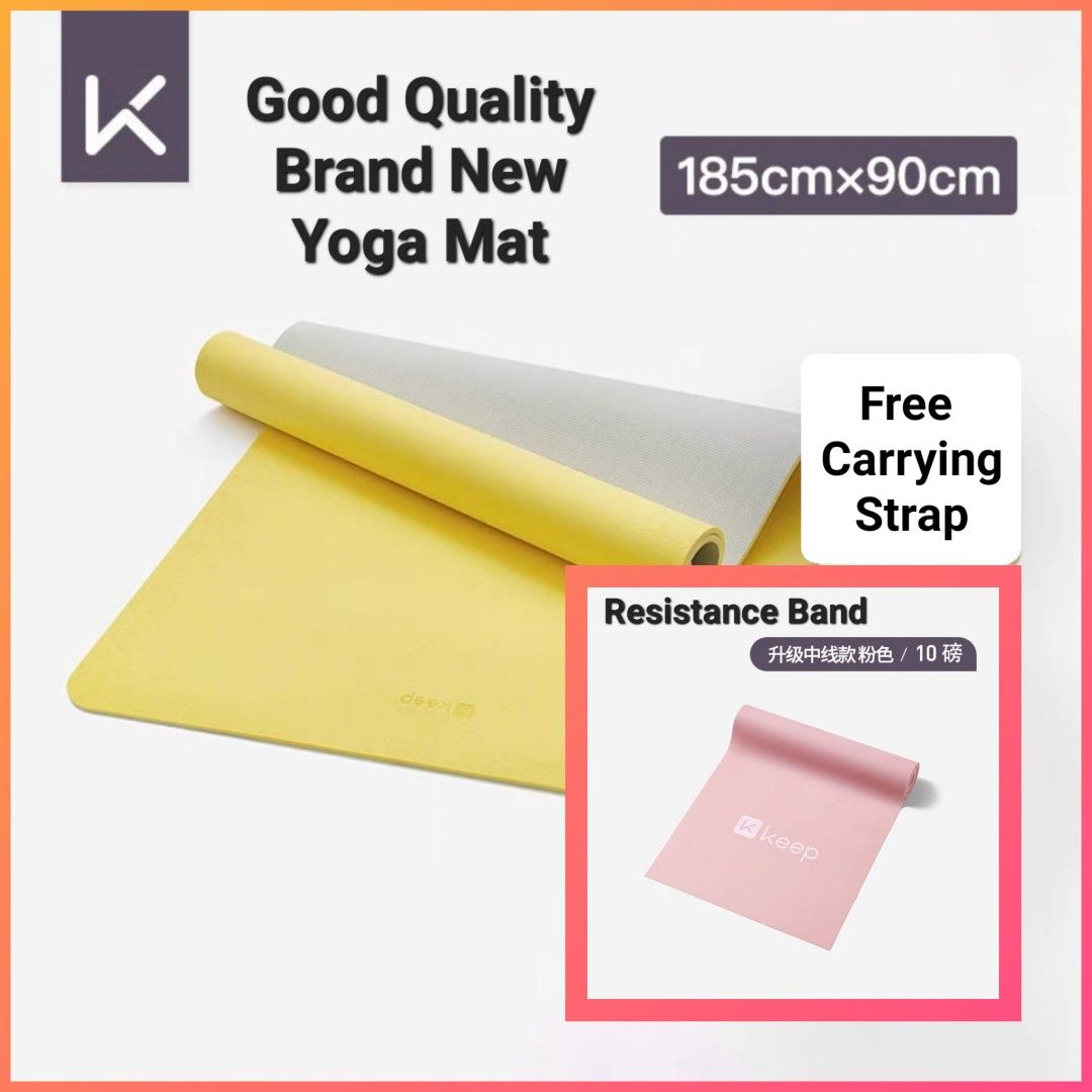Exercise mat and resistance band store