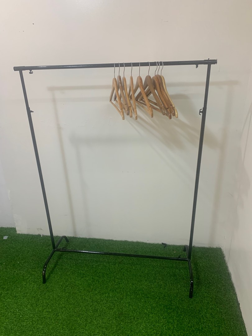 IKEA Inspired Adjustable Clothes Rack Black, Furniture & Home Living
