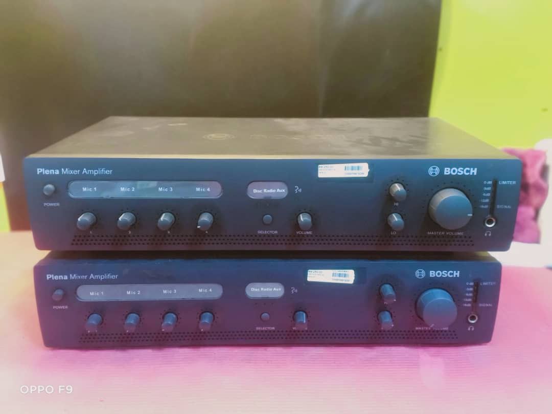 Bosch Plena Mixer Amplifier, Audio, Soundbars, Speakers & Amplifiers on