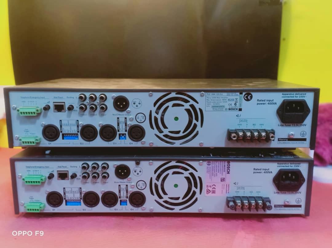 Bosch Plena Mixer Amplifier, Audio, Soundbars, Speakers & Amplifiers on