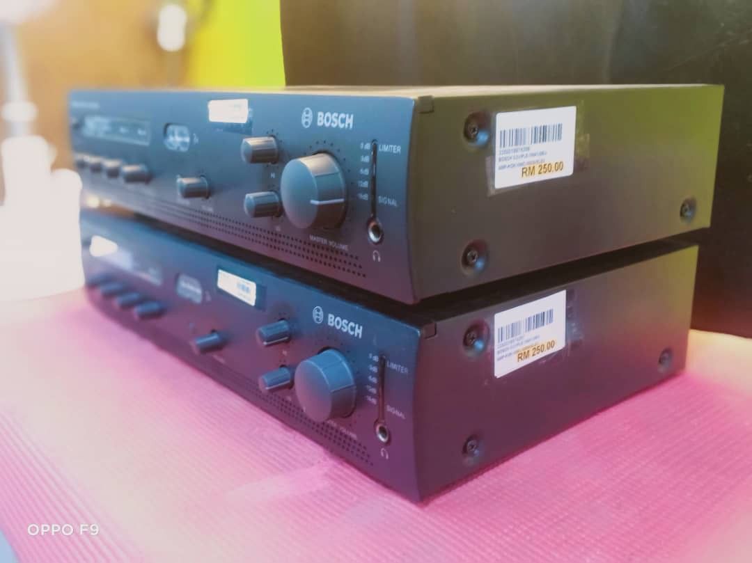 Bosch Plena Mixer Amplifier, Audio, Soundbars, Speakers & Amplifiers on