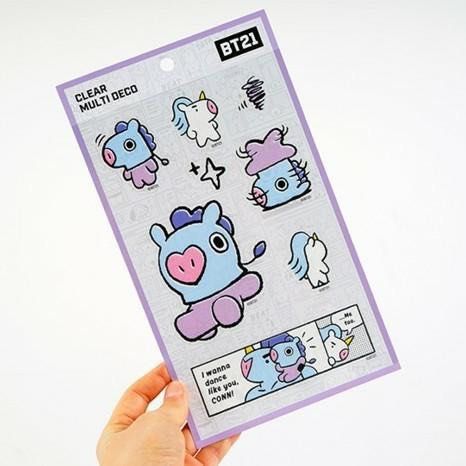 [Brand New] BTS BT21 Official Authentic Multi Deco Stickers | Mang ...