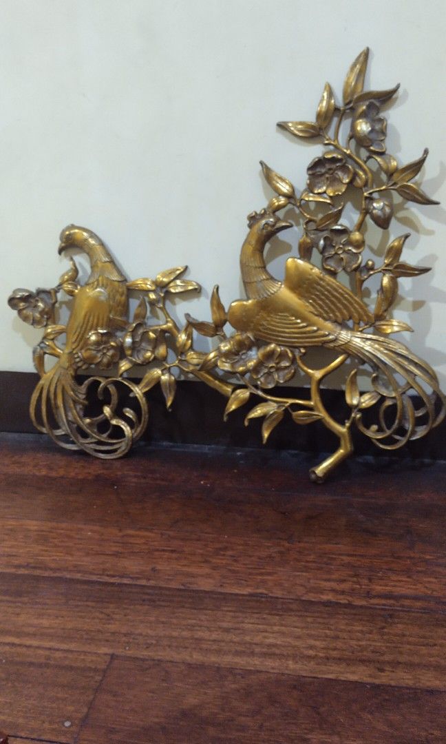 Brass wall decor on Carousell