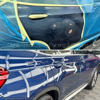 Car spray painting. Damages repair & respray