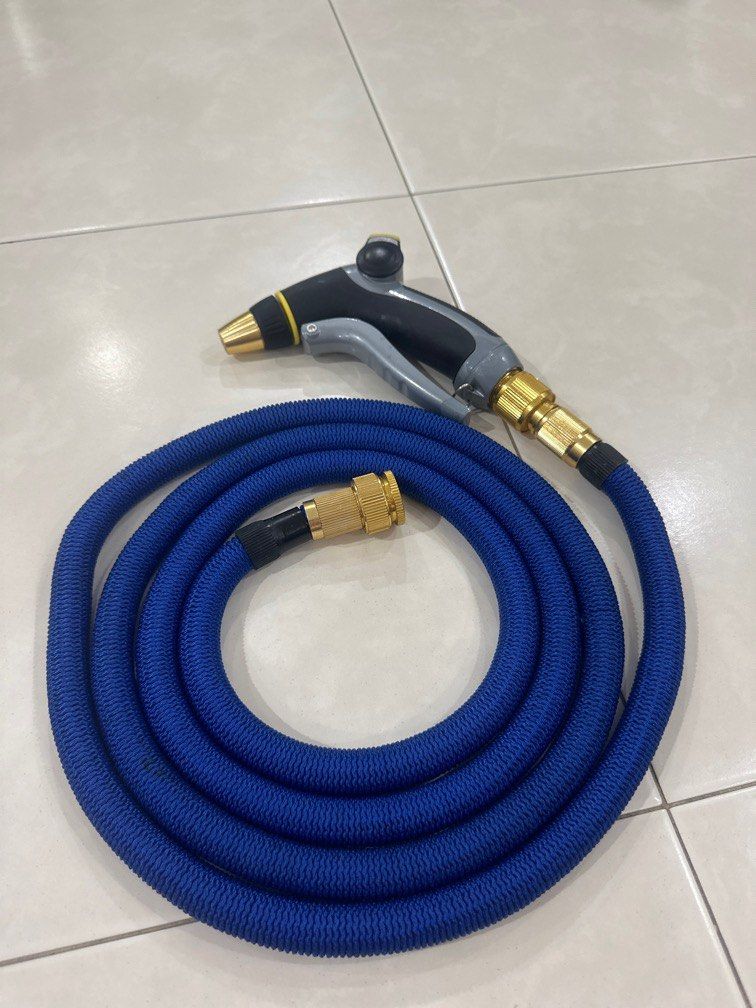 Car wash spray gun and expandable water hose, Car Accessories