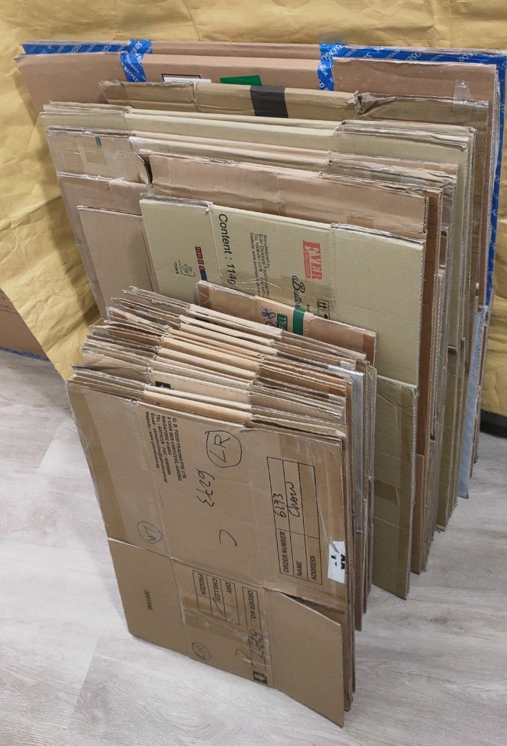 Cardboard boxes, Furniture & Home Living, Home Improvement