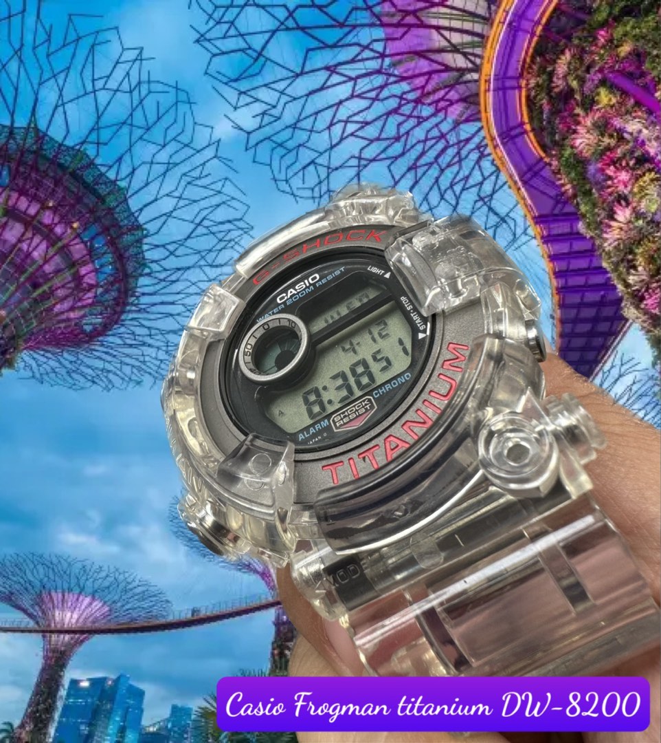 Casio frogman cheap titanium
