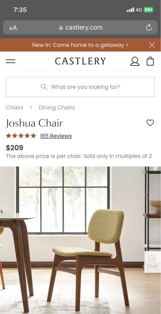 Castlery joshua 2025 chair