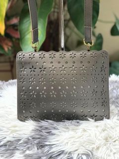 CHRISTIAN LACROIX perforated clutch crossbody bag