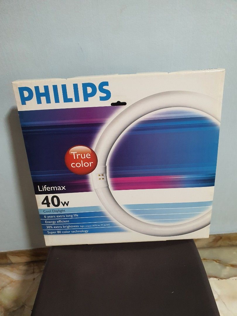 Circular fluorescent light, Furniture & Home Living, Lighting & Fans