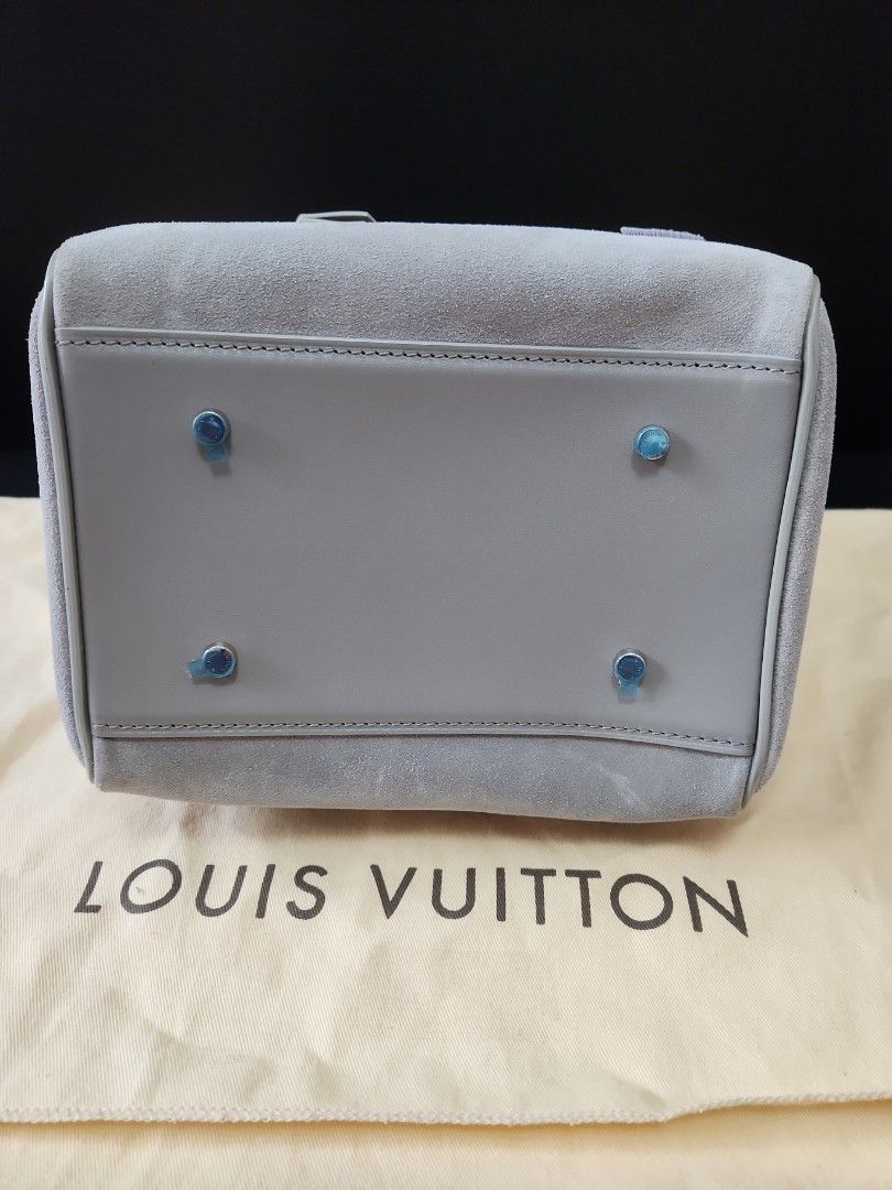 *CLEARANCE SALES! Louis Vuitton LV Limited Edition Grey Suede Illusion