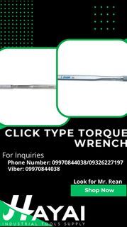 Click Type Torque Wrench