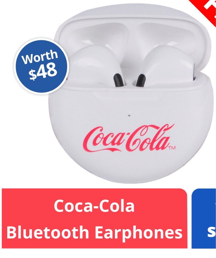 Coca cola wireless earbuds store