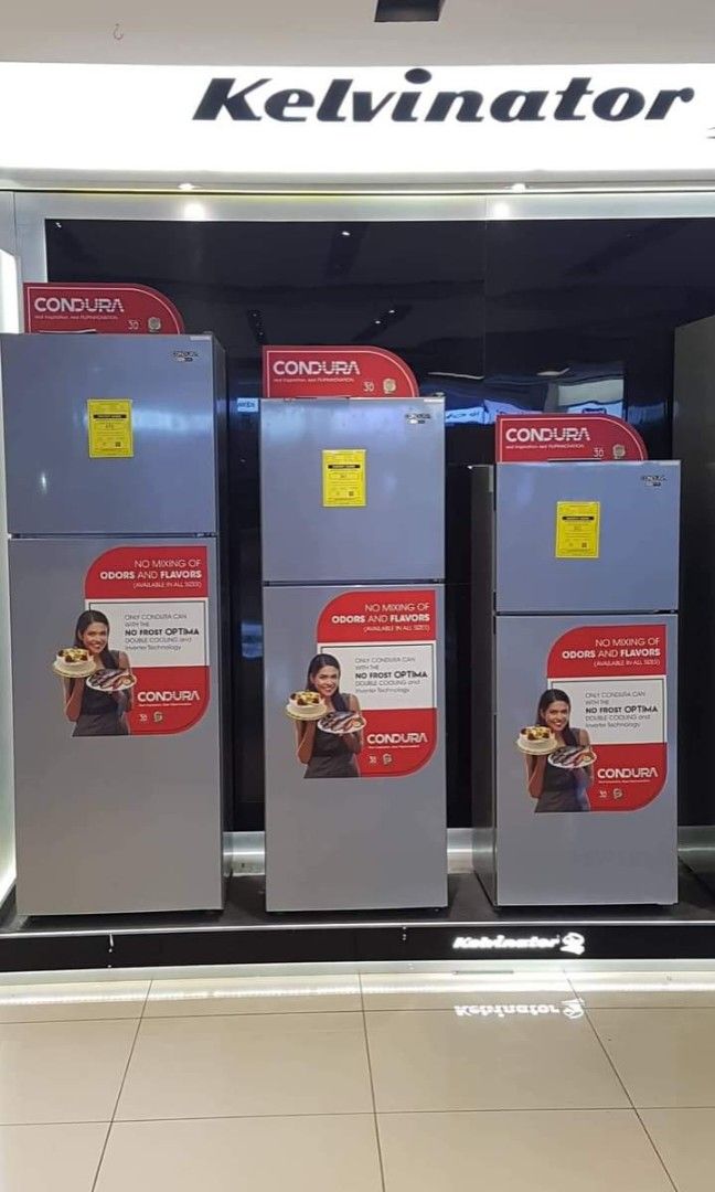 CONDURA REFRIGERATOR INVERTER TYPE (MANUAL AND NO FROST/BOTTOM FREEZER