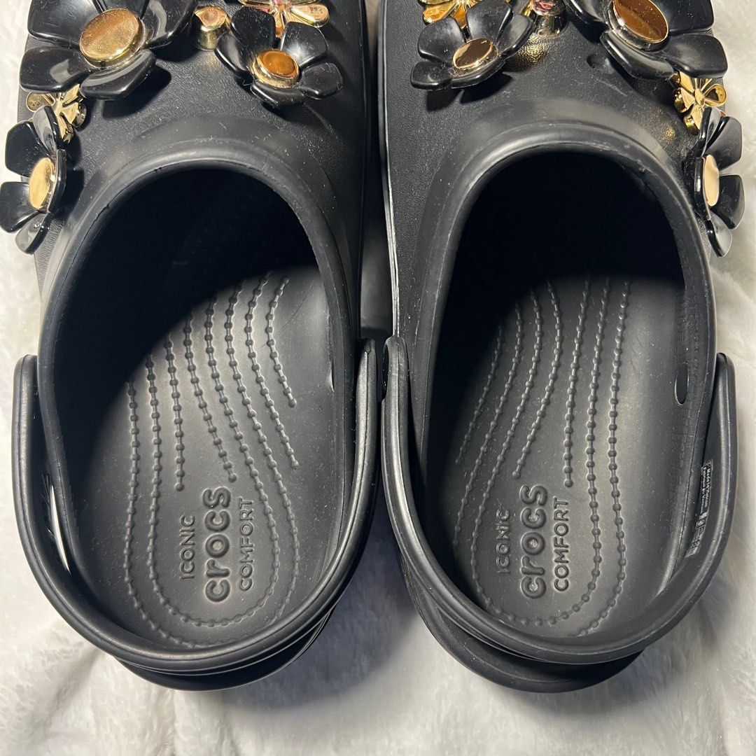 crocband platform black